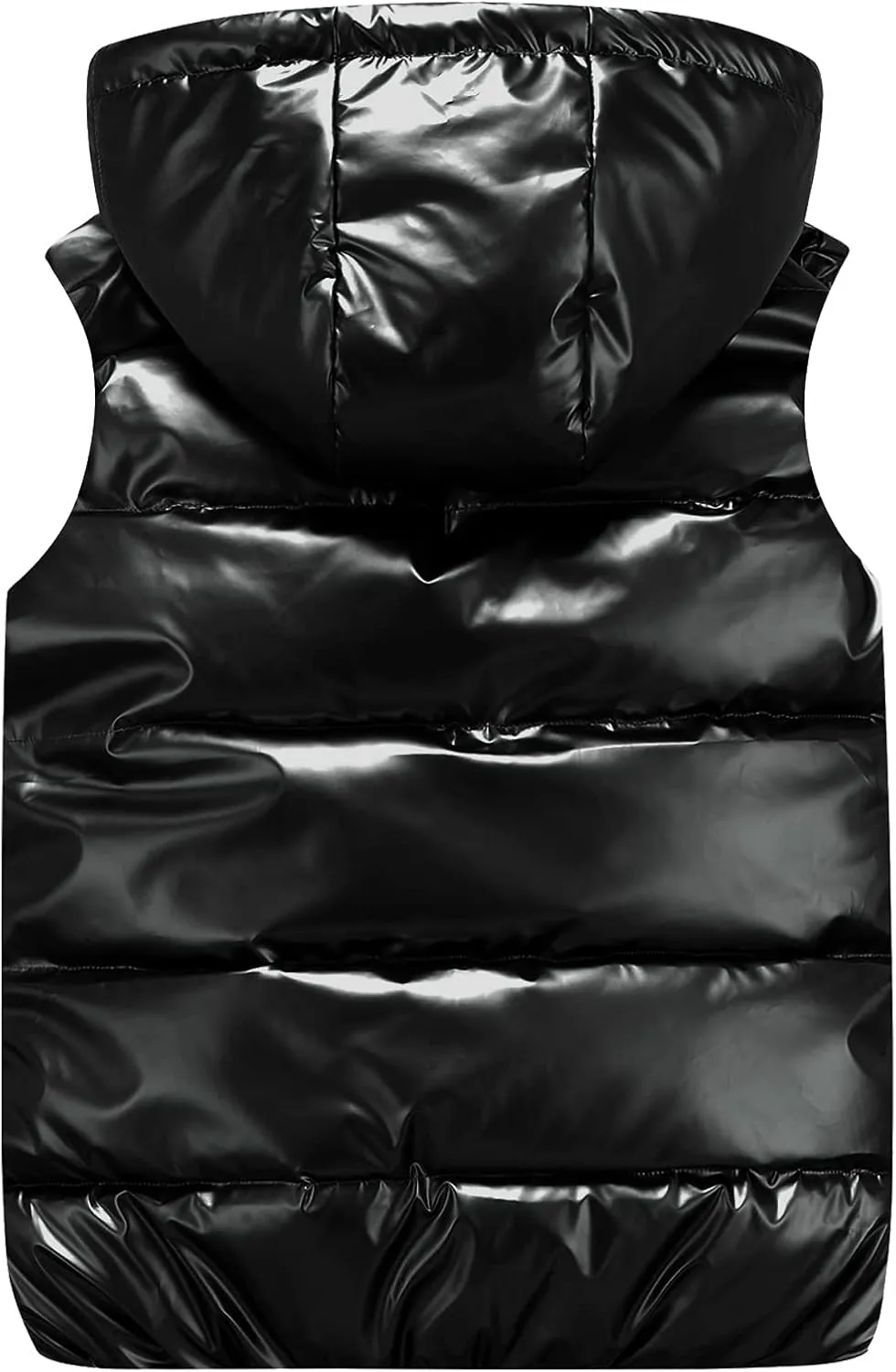 SEAUR - Puffer Vest Boy Winter Coat Shiny Girl Metallic Outwear Kids Sleeveless Jacket Down Warm Waterproof Waistcoat
