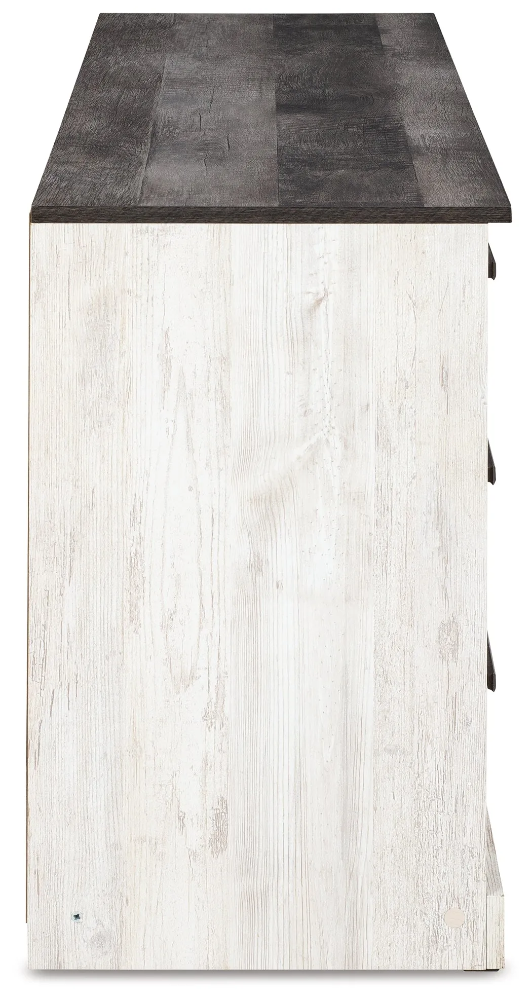 Shawburn Queen Panel Headboard with Dresser, Chest and Nightstand in Whitewash