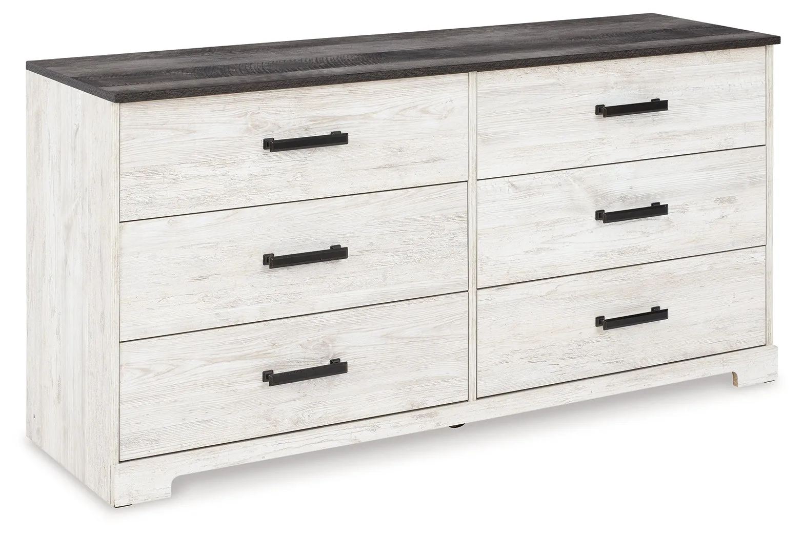 Shawburn Queen Panel Headboard with Dresser, Chest and Nightstand in Whitewash