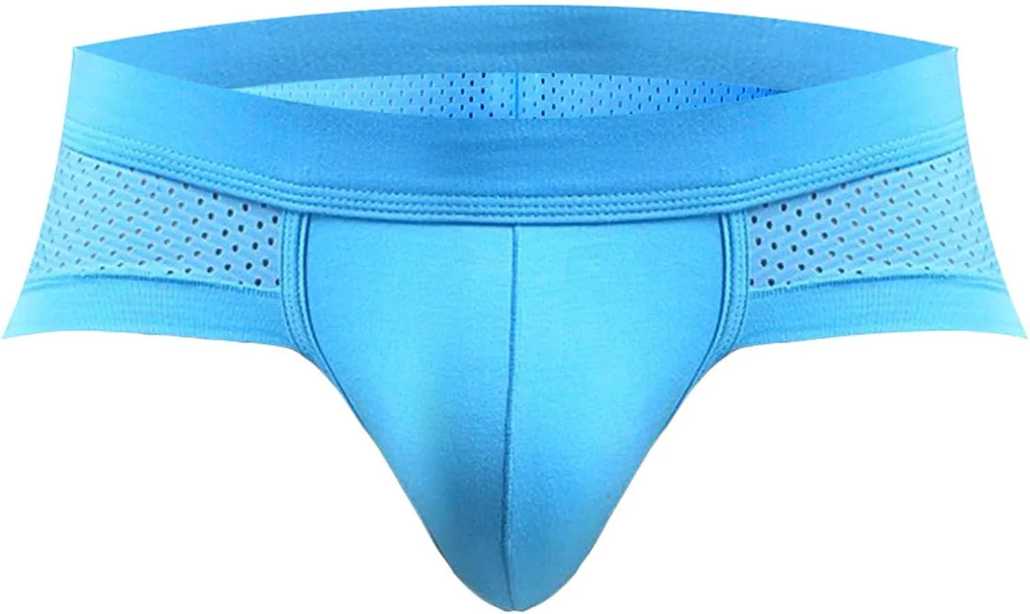 Short Leg Boxer Briefs for Men Breathable Plain Mesh Underwear Quick Dry Micro Trunks Underwear for Men