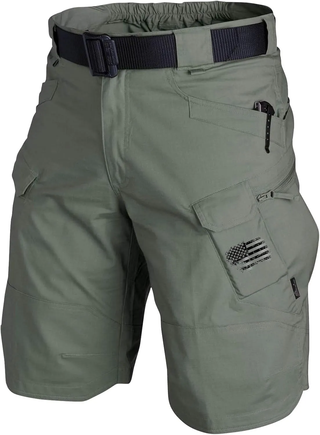 Shorts Men Cargo Shorts Casual with Pockets Work Dryfit Tactical Stretch Below The Knee Shorts