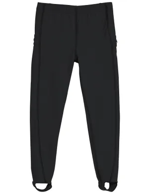 Snorkel Stirrup Swim Legging - Black
