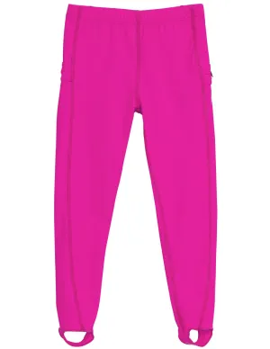 Snorkel Stirrup Swim Legging - Fuchsia