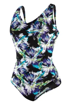 SPEEDO Watercolor Floral Comfort Strap Endurance