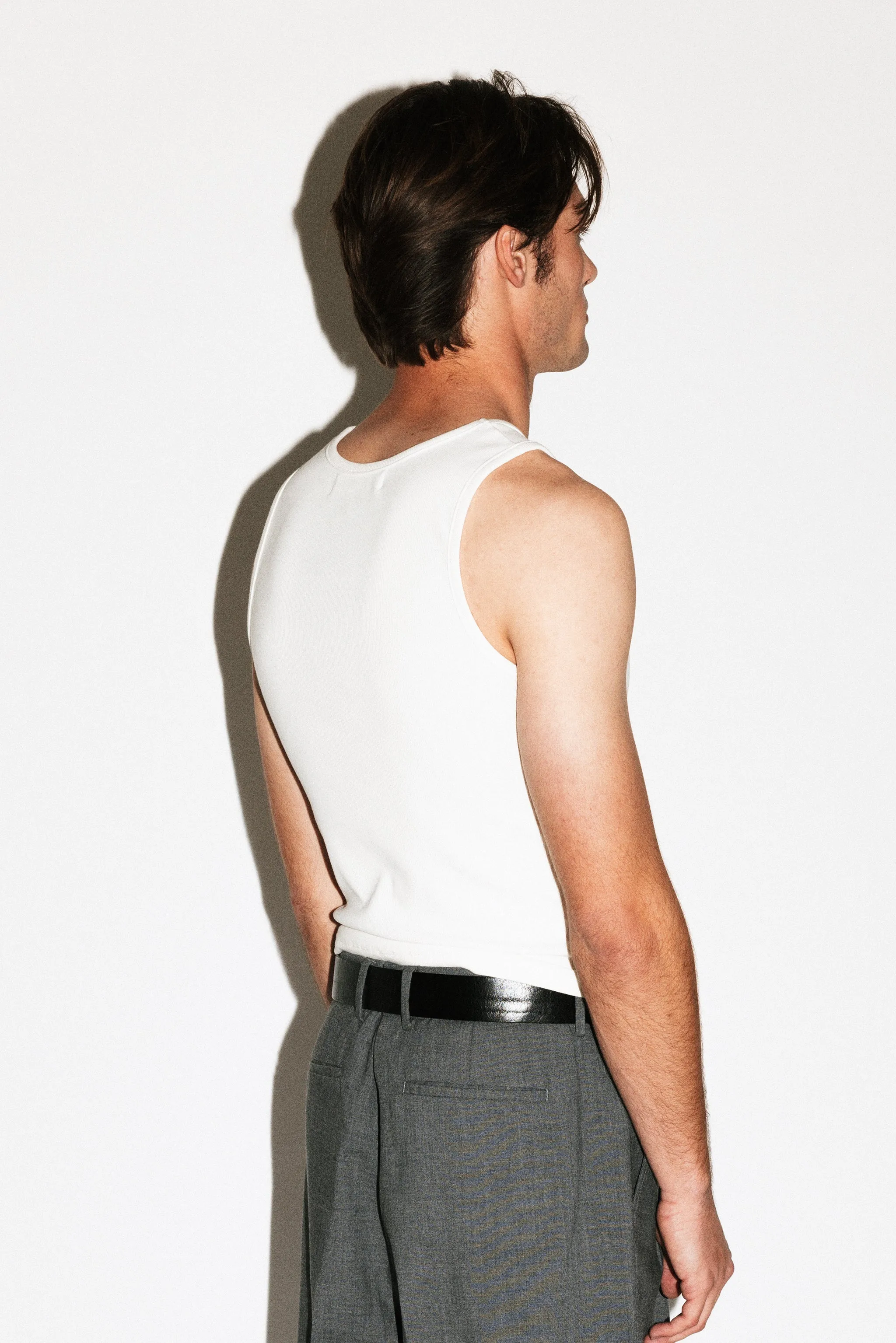 Speedway Slim Tank  |  Ivory