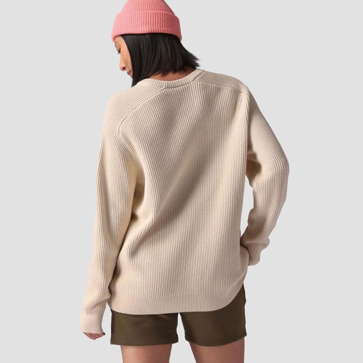 Stoic, Oversized Cotton Fisherman's Sweater - Women's
