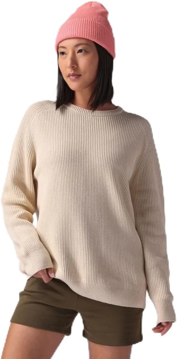 Stoic, Oversized Cotton Fisherman's Sweater - Women's
