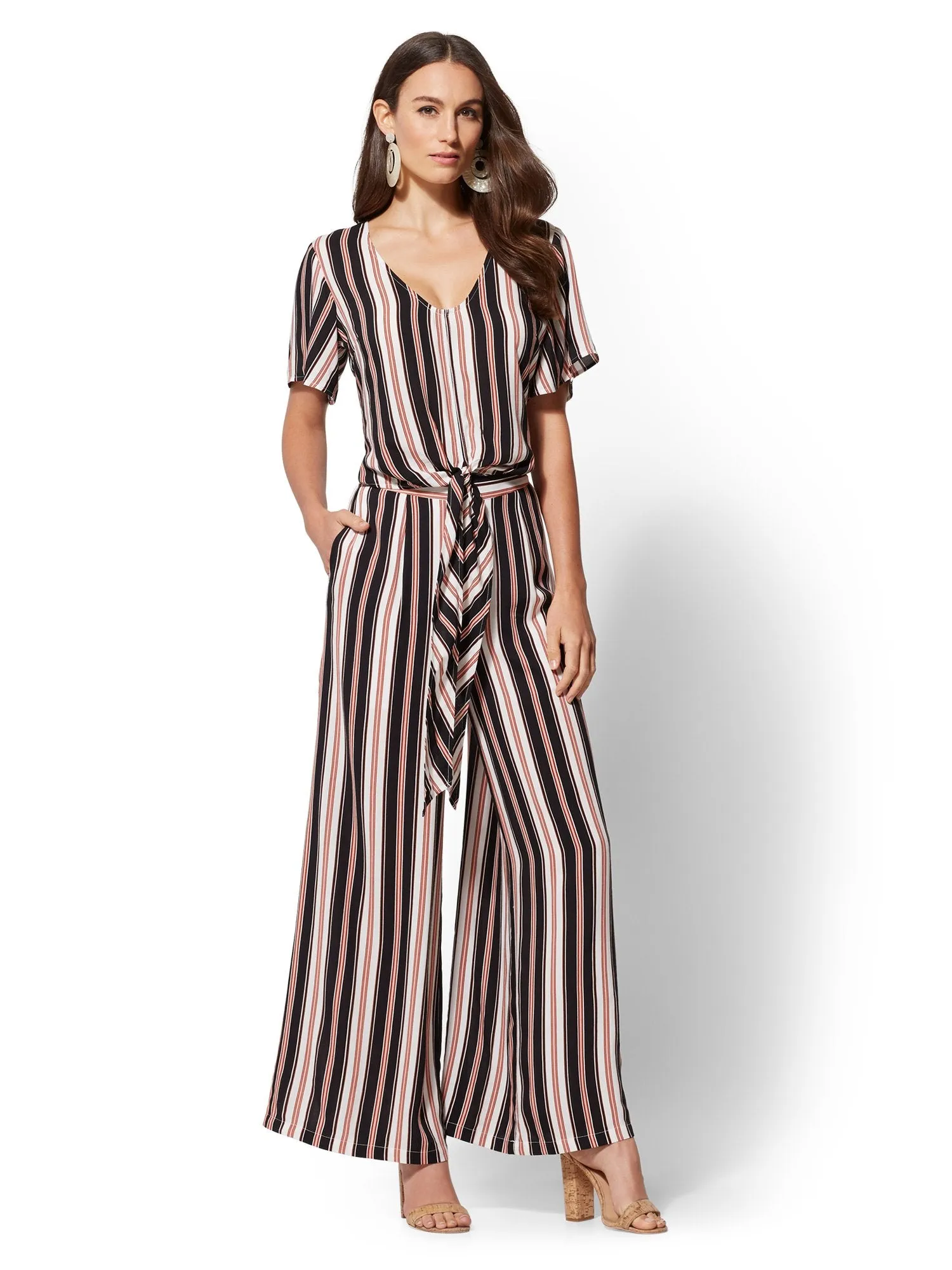 Stripe Palazzo Pant