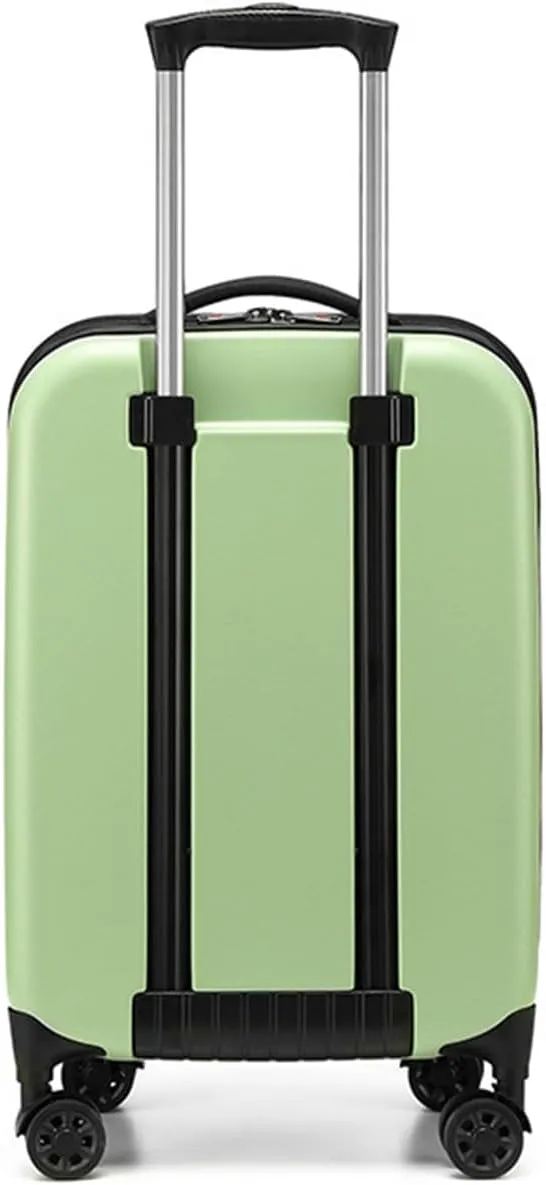 Suitcases with Wheels Expandable Foldable Luggage, 20 Inch Hard Case Luggage Carry on Spinner Wheels Expand (Green,20inch)