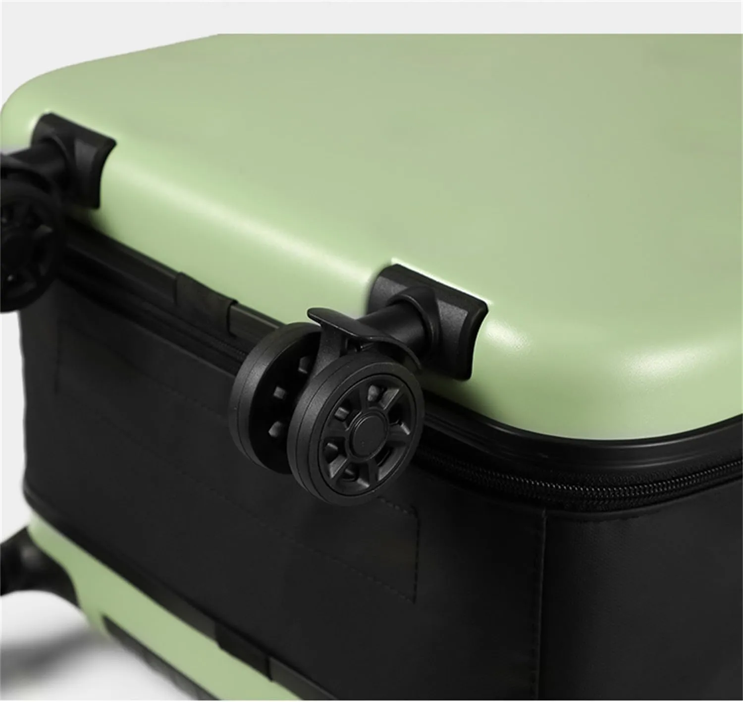 Suitcases with Wheels Expandable Foldable Luggage, 20 Inch Hard Case Luggage Carry on Spinner Wheels Expand (Green,20inch)