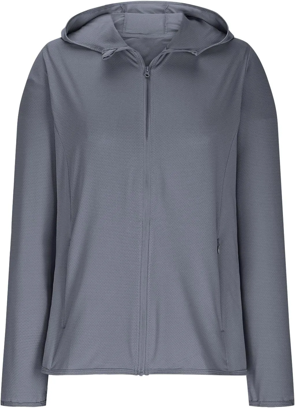 Sun Protection Shirts for Women UPF 50  SPF UV Long Sleeve Zip Up Hoodies Summer Outdoor Hiking Cooling Athletic Jackets
