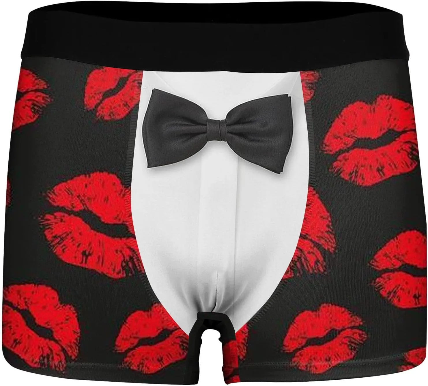 SUWBMHWE Valentines Day Men's Underwear Mens Active Low Stretch Breathable Boxer Briefs Comfortable Boxer for Men Love Style