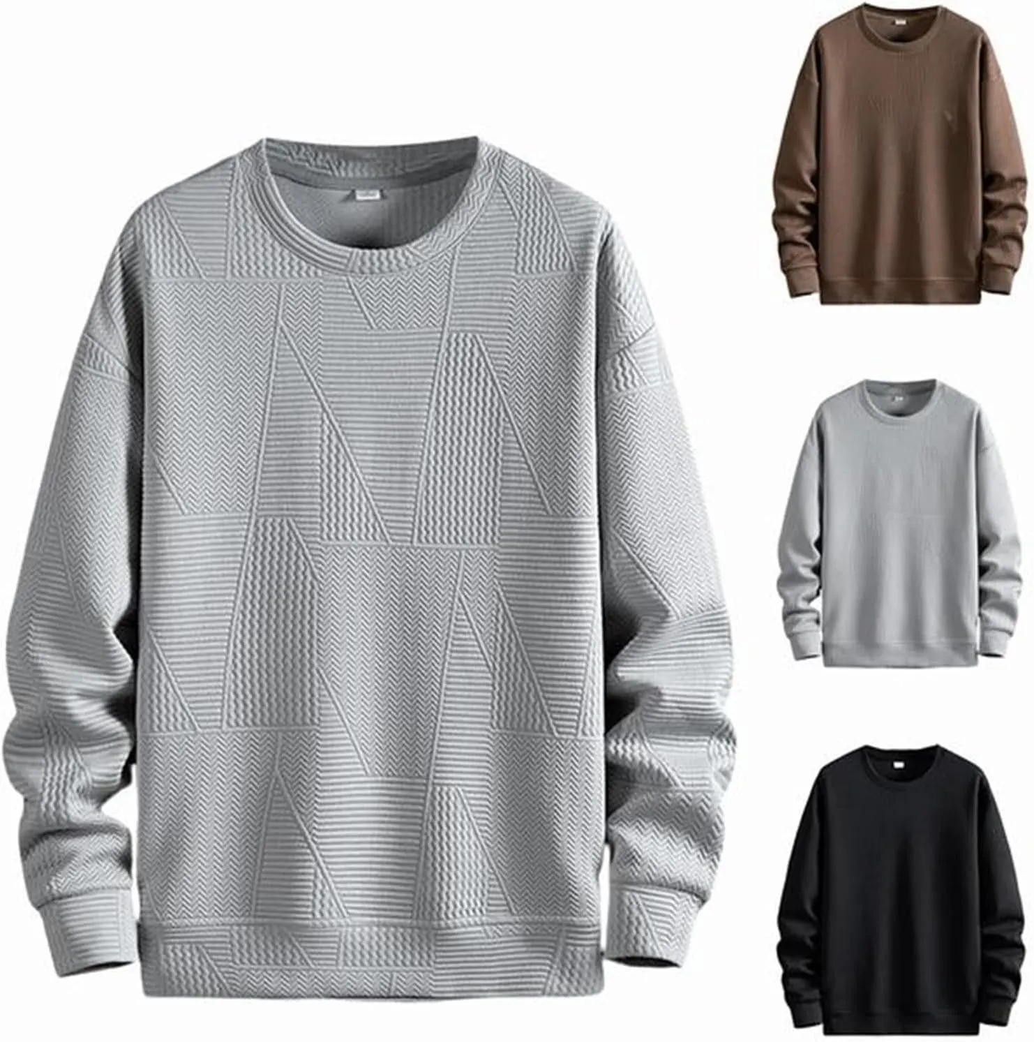 Sweater Men Christmas Fashion Casual Personality Christmas Printed Couple Sweater Pullover Sweater Men'S Dress