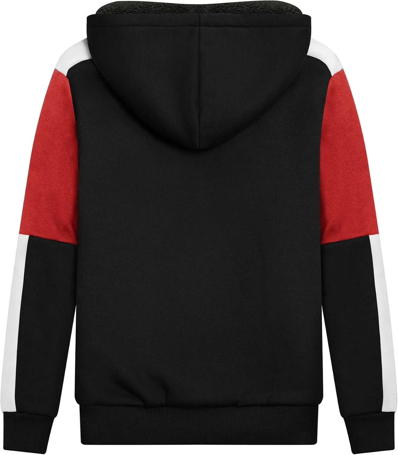 SWISSWELL Boy Jacket Fleece Lined Hoodie Long Sleeve Zip up Soft Warm Sweatshirt Outerwear for Kids