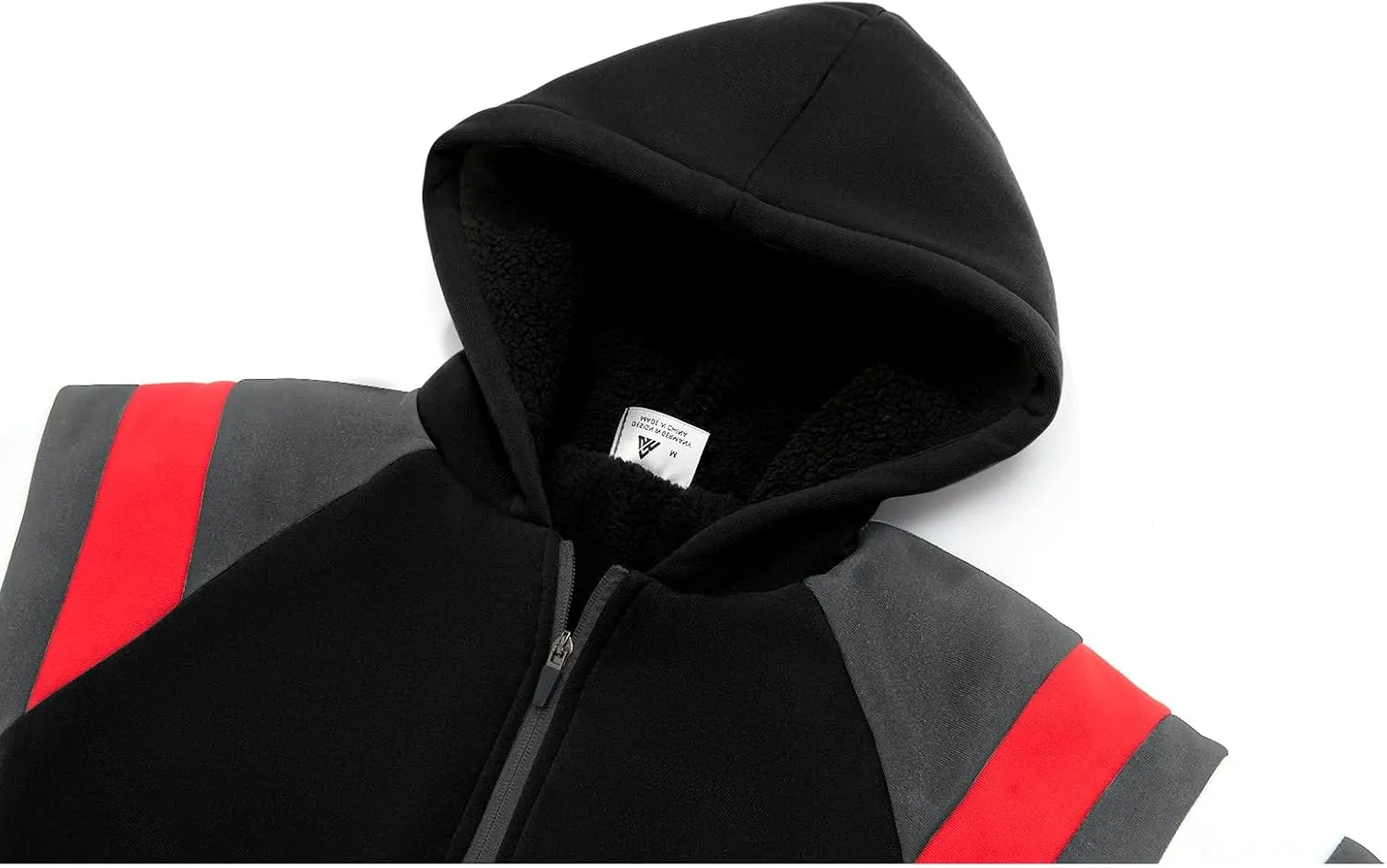 SWISSWELL Boy Jacket Fleece Lined Hoodie Long Sleeve Zip up Soft Warm Sweatshirt Outerwear for Kids