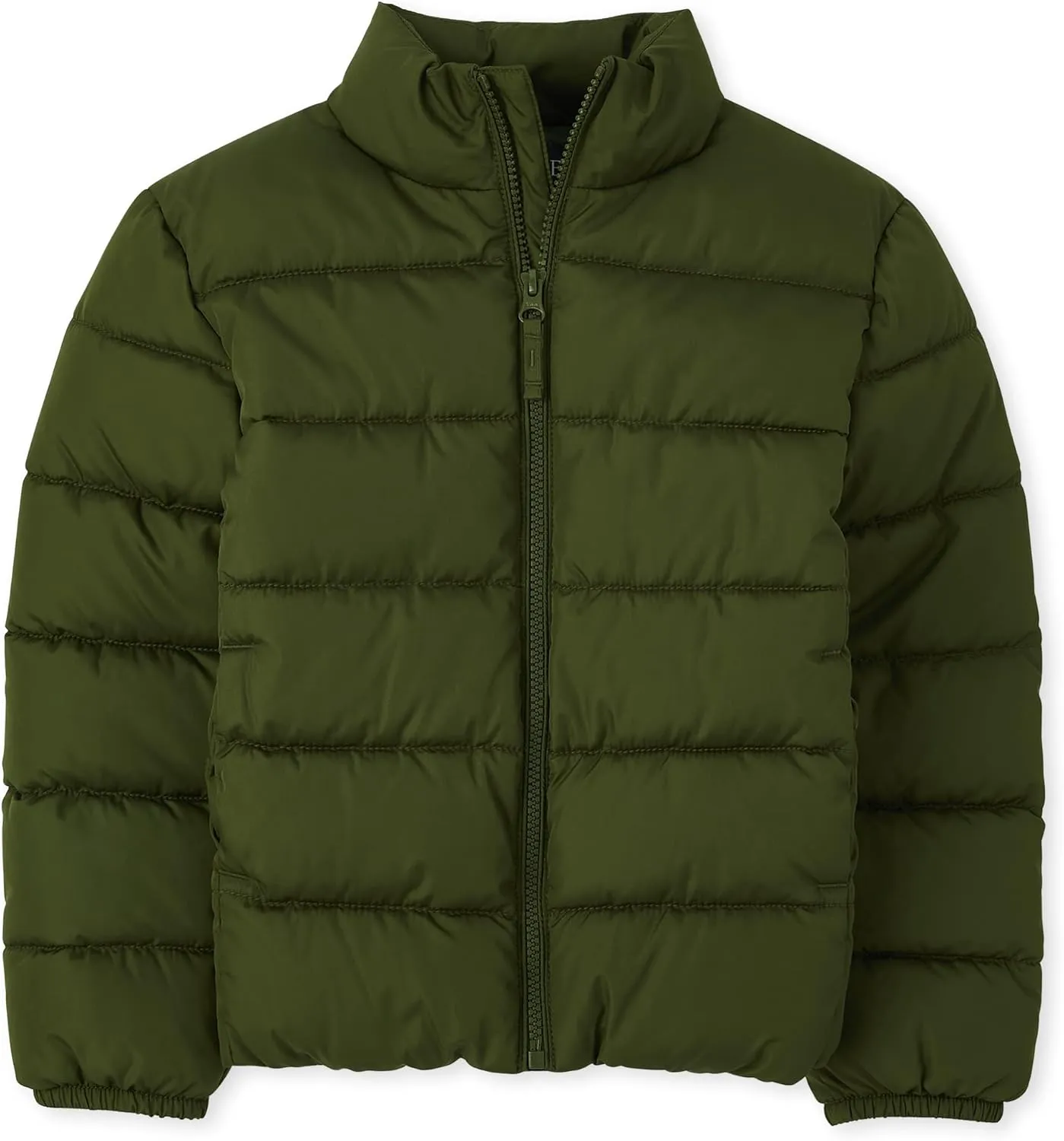 The Children's Place Boys' Big Kid Medium Weight Puffer Jacket, Wind, Water-Resistant Seasonal
