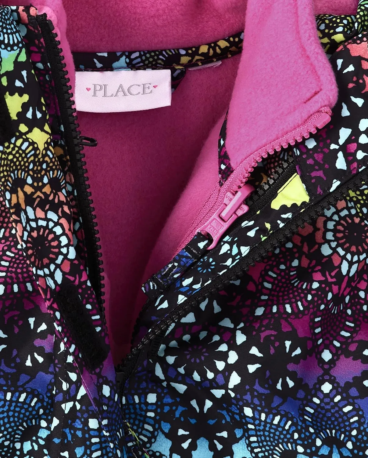 The Children's Place Girls' Heavy 3 in 1 Winter Jacket, Wind Water-Resistant Shell, Fleece Inner