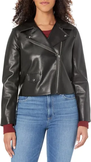 Theory Women's Crop Moto Jacket