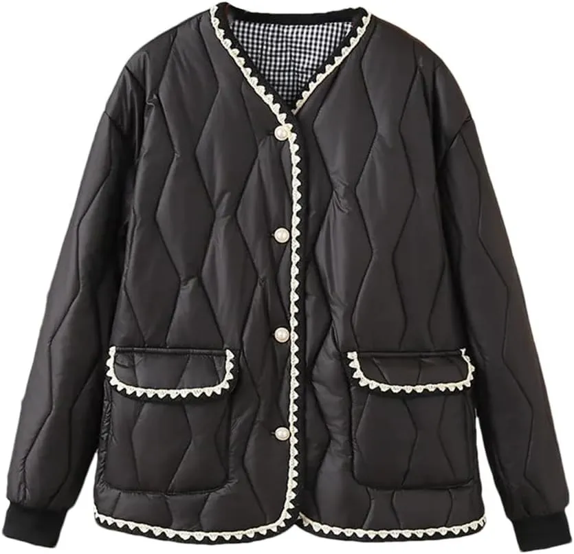 Thin Parkas Women Autumn Winter Down Cotton Padded Coat Thermal Wadded Jacket