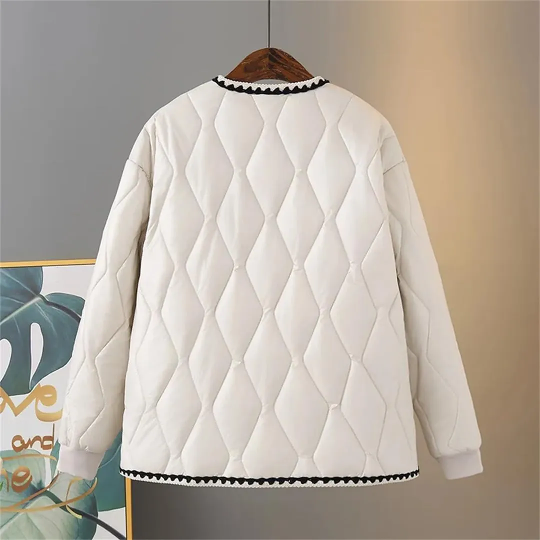 Thin Parkas Women Autumn Winter Down Cotton Padded Coat Thermal Wadded Jacket