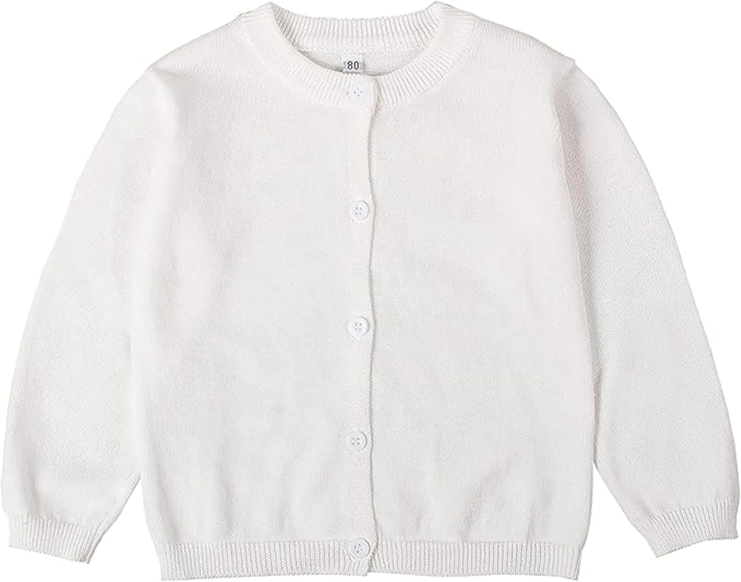 Toddler and Unisex Baby Knitted Cardigan Sweater Long Sleeve