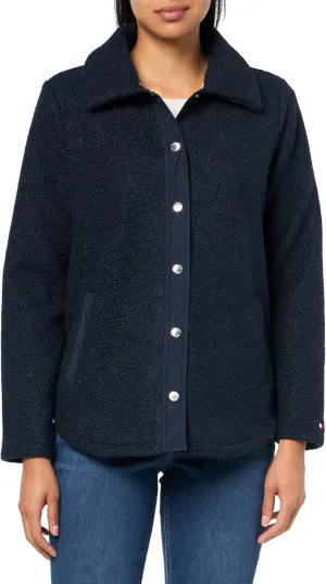 Tommy Hilfiger Women's 1/4 Zip Sherpa Jacket