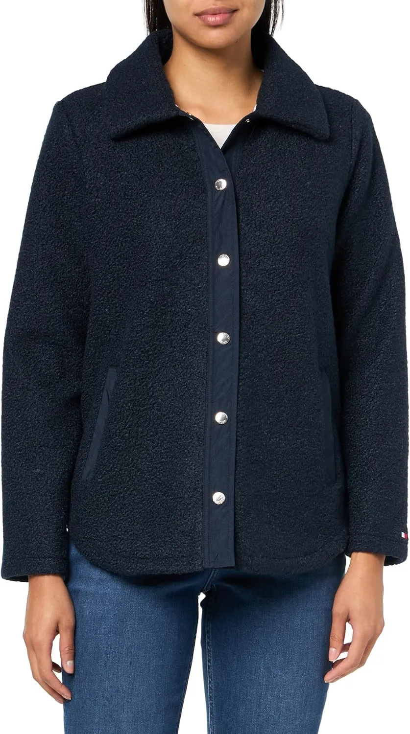 Tommy Hilfiger Women's 1/4 Zip Sherpa Jacket