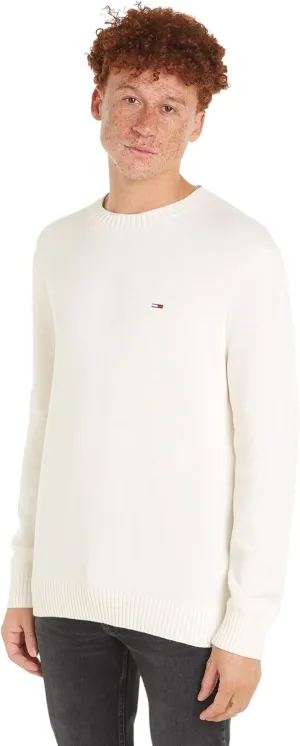 Tommy Jeans Men's Slim Fit Crew Neck Sweater Knitted Sweater