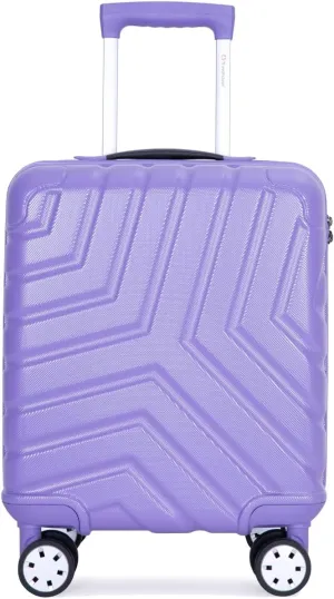 Travelhouse 16 Inch Carry On Luggage Airline Approved,Hardshell Small Carry Suitcases with 360 Spinner Wheels, Rolling Suitcase with TSA Approved