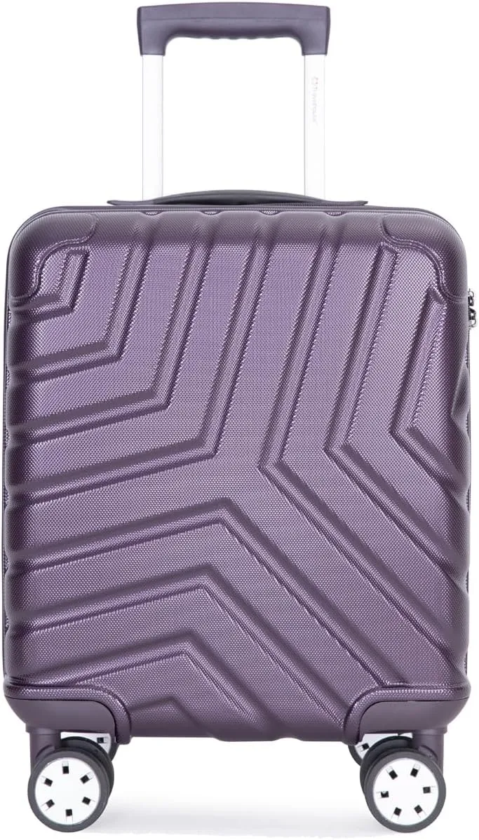 Travelhouse 16 Inch Carry On Luggage Airline Approved,Hardshell Small Carry Suitcases with 360 Spinner Wheels, Rolling Suitcase with TSA Approved