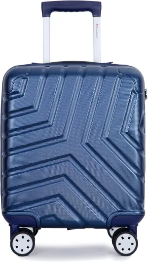 Travelhouse 16 Inch Carry On Luggage Airline Approved,Hardshell Small Carry Suitcases with 360 Spinner Wheels, Rolling Suitcase with TSA Approved