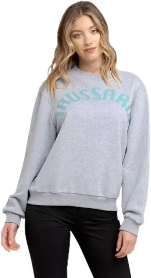 Trussardi Gray Cotton Women Women's Sweater