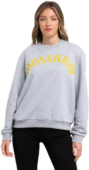 Trussardi Gray Cotton Women Women's Sweater