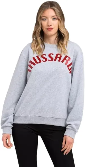 Trussardi Gray Cotton Women Women's Sweater