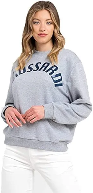Trussardi Gray Cotton Women Women's Sweater