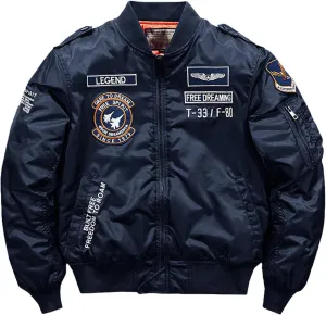 USTZFTBCL Ma-1 Autumn Winter Bomber Jacket Men Military Thick Windbreaker Pilot Jackets Male Streetwear Multi-Pocket Coat