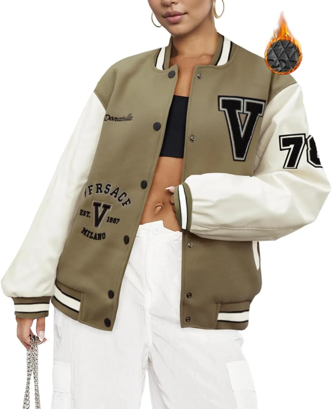 Varsity Letterman Jacket - Women's Baseball and Bomber Jacket