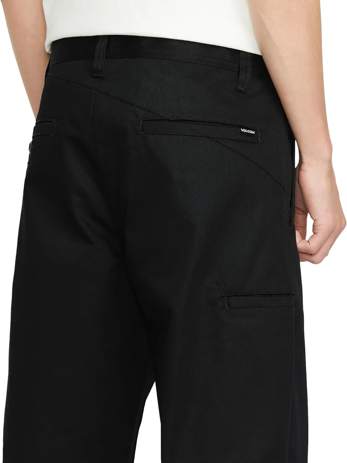 Volcom Men's Frickin Skate Loose Baggy Fit Chino Pants