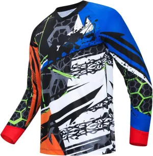 Weimostar Cycling Shirts Men's Mountain Bike Motocross Clothing Long Sleeve MTB T-Shirt