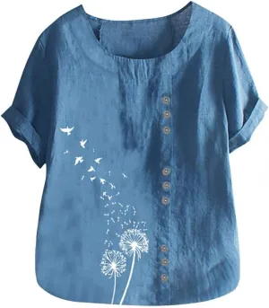 White Mens Linen Shirt Womens Shirts Trendy Short Sleeve Shirts for Women Trendy Dressy Casual
