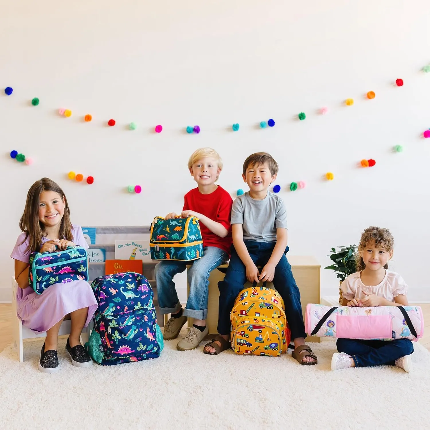 Wildkin 15-inch Kids Backpack  Durable, Padded, Adjustable for School & Travel - Horse Dreams