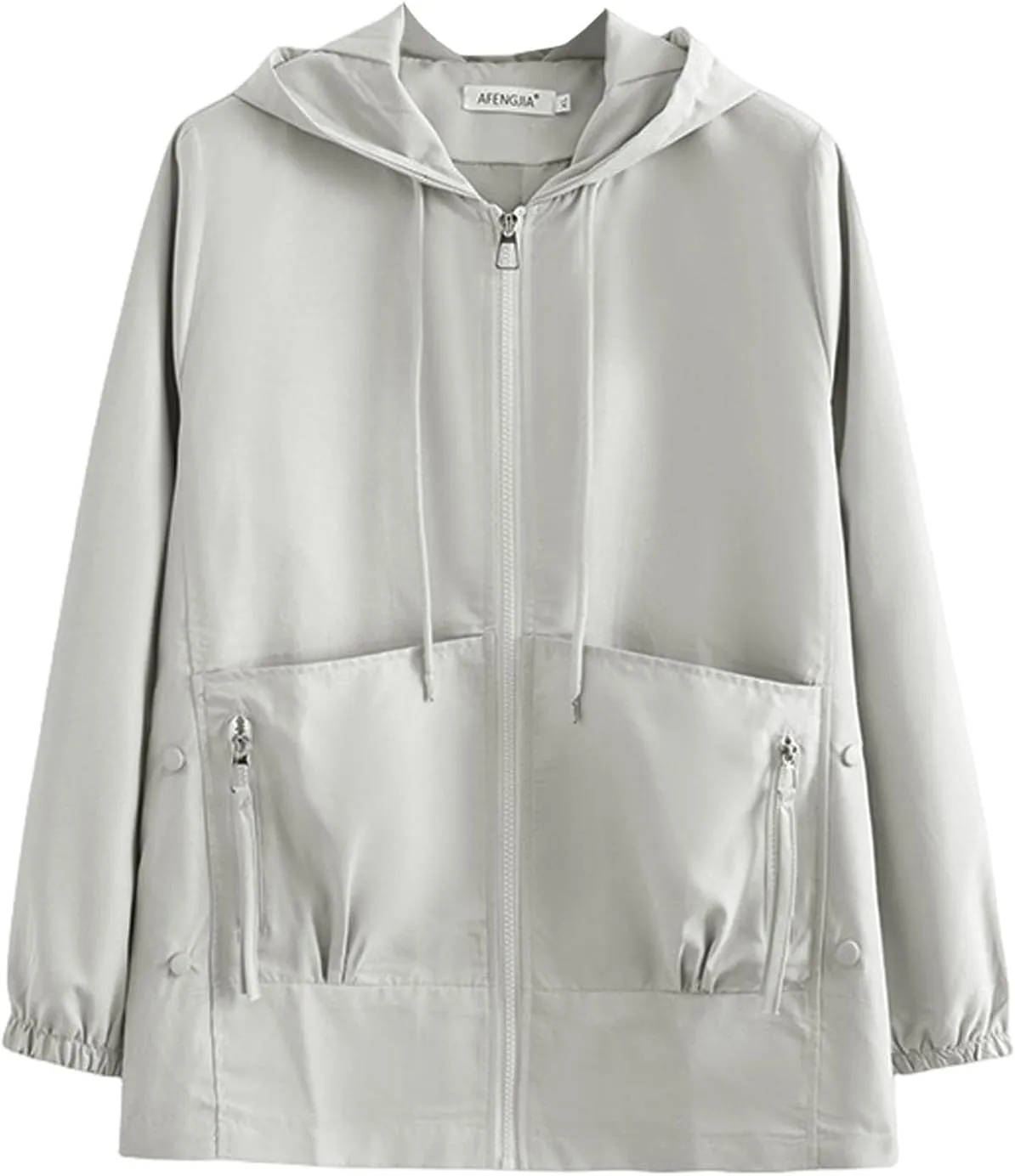 Windbreaker Jackets Women 2024 Winter Lightweight Hooded Trench Coat Sport Outdoor Hooded Raincoats Windproof Outerwear