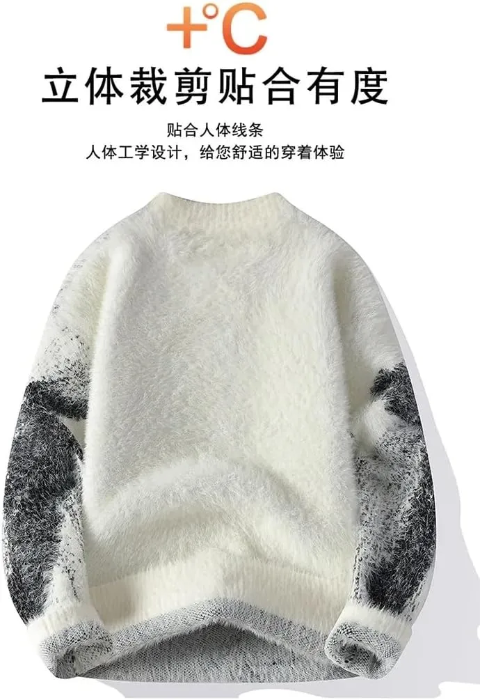 Winter Sweaters for Male Thick O-Neck Sweater Men Youth Sweaters Autumn Men's Wool Casual Knitwear Pullover