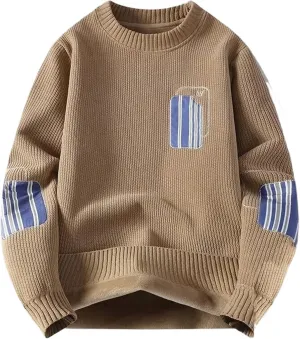 Winter Sweaters for Men Thick O-Neck Sweater Male Youth Sweaters Autumn Men's Casual Knitwear Pullover
