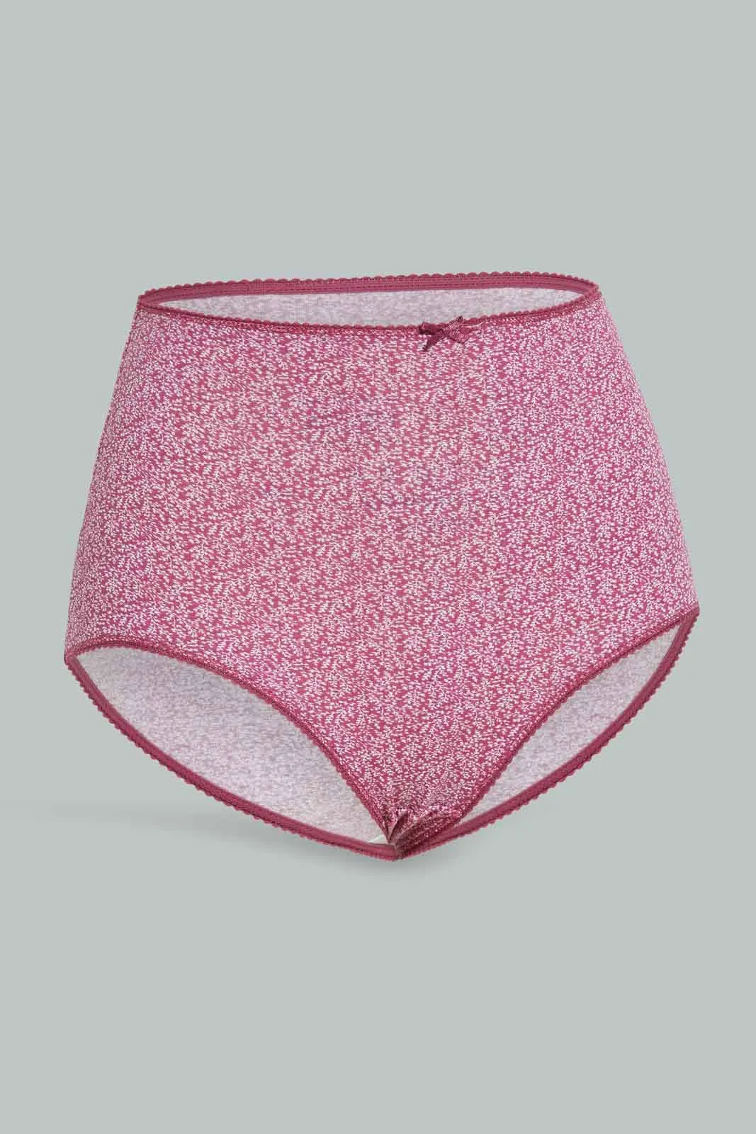 Women Assorted Plain Full Brief (Pack of 5)