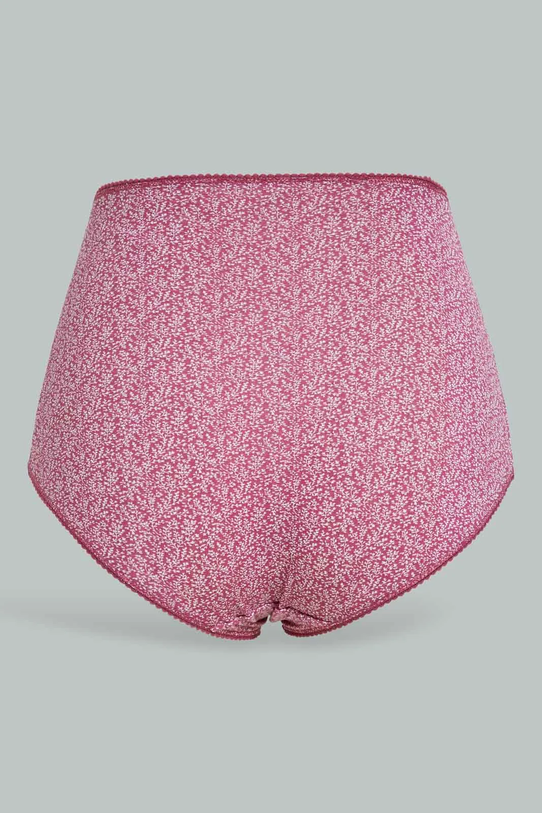 Women Assorted Plain Full Brief (Pack of 5)