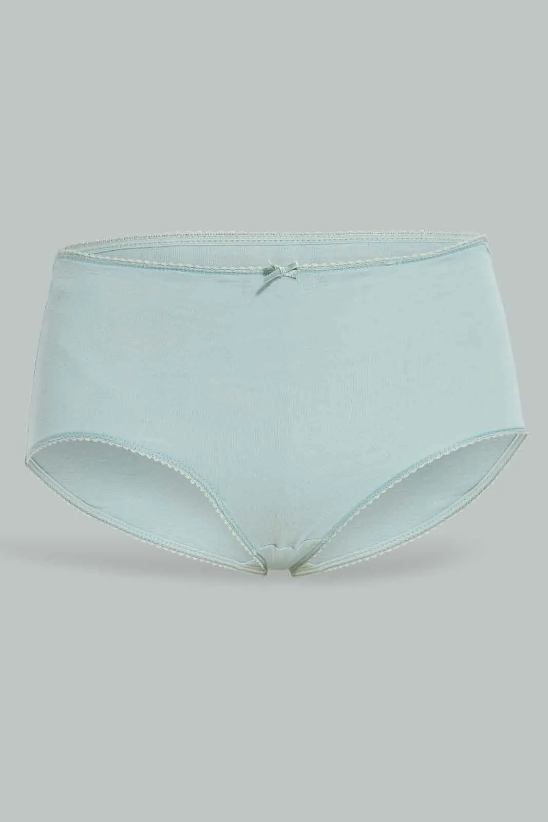 Women Assorted Plain Full Brief (Pack of 5)