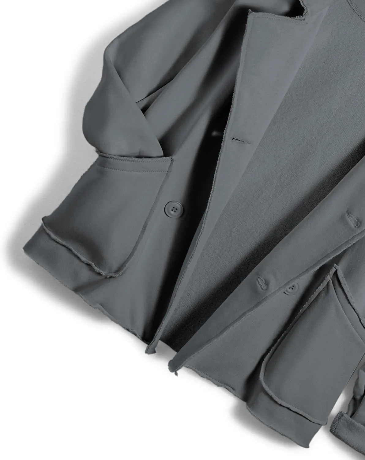 Women Warm Pea Coat Notched Lapel Neck Cropped Double Breasted Button Down Trench Overcoat Jackets with Pockets