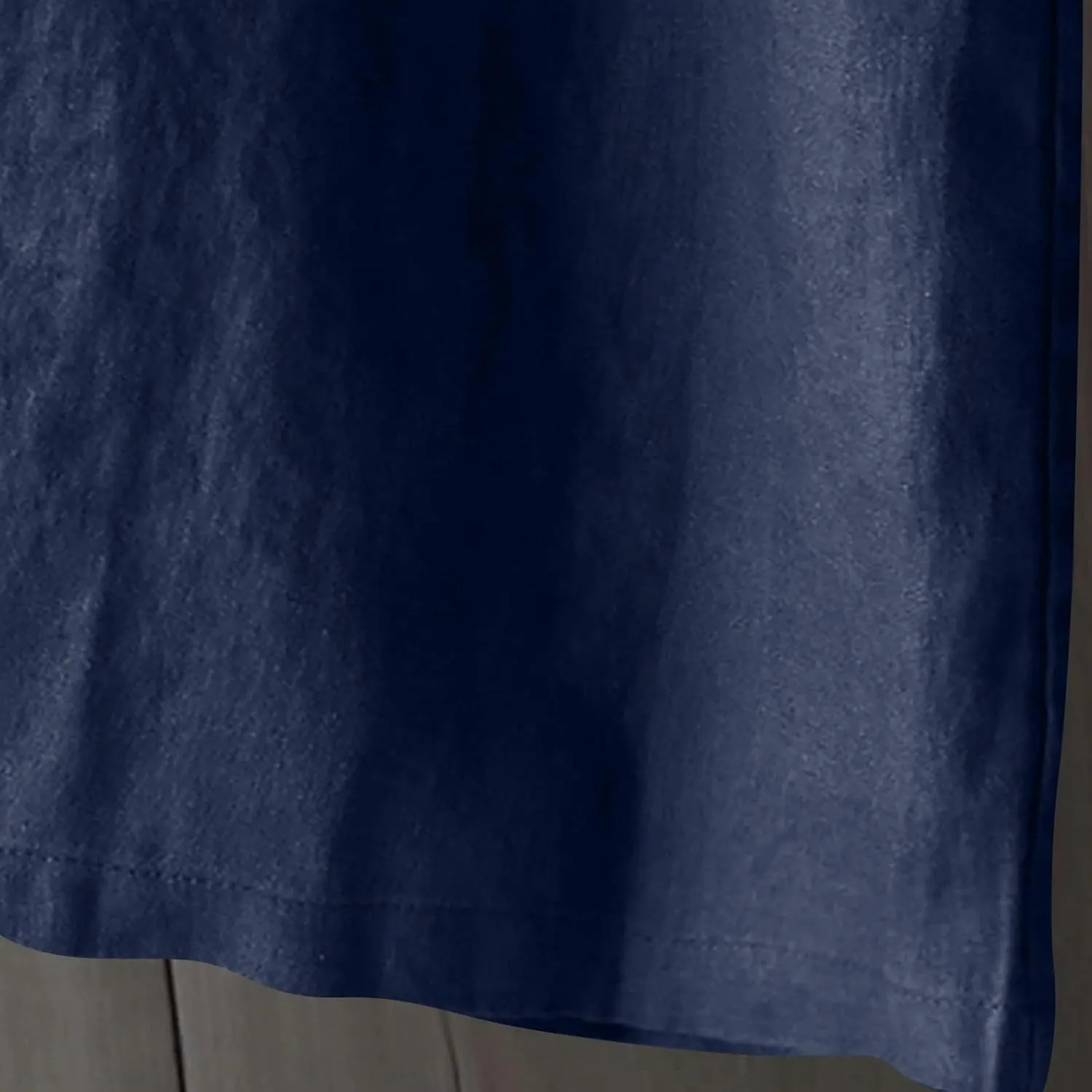 Women Wide Leg Casual Cotton Linen Pants, Solid Lightweight Breathable Summer Daily Clothes Drawstring Pockets Trousers