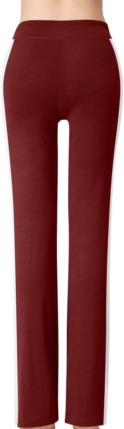 Women Yoga Pants Long Modal Comfy Drawstring Trousers Loose Straight Leg Yoga Running Athletic Lounge Pants